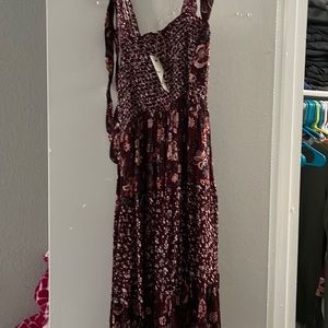 brwon frock looks beautiful